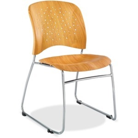 SAFCO Chair, Stack, Faux Wood, Na SAF6810NA
